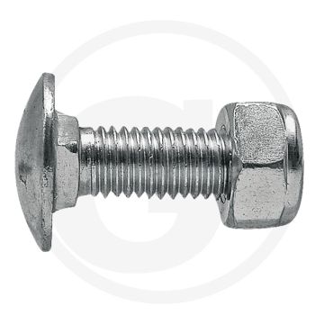 Contre-écrou m10 x 25 mm, avec écrou autobloquant - zingué