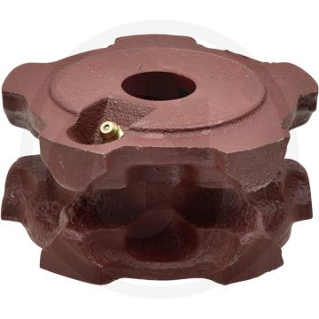 Omkeerwiel 10 x 31 mm, zonder spiebaan, Ø: 25 mm - diameter: 25 mm