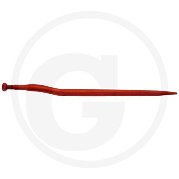 Shw tand met conische moer - lengte 920mm, m27 x 1,5, 43mm gebogen, ster profiel, k104 conus, 600 nm