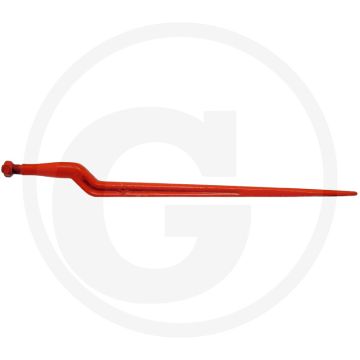 Shw shw tand met bus en conische moer - gebogen, 60 mm.