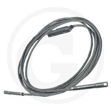 Staalkabel 7975 mm lang - type: uzs 195