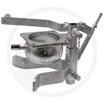 Snelkoppeling 6” met kogel 6” 6" verzinkt systeem bauer - Ø 159mm / 6" gatafstand 150x150