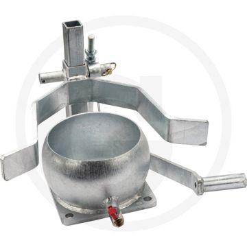 Snelkoppeling 8" verzinkt systeem bauer met v-deel Ø 194mm