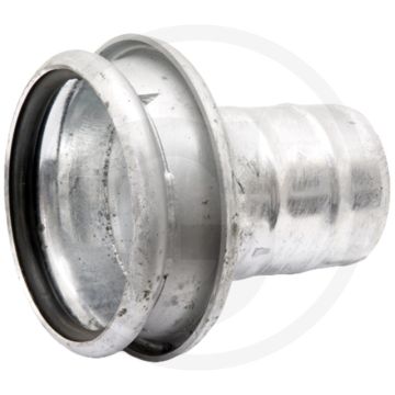 V-deel 6" voor snelkoppeling, met tule Ø 120 mm - passend voor: systeem bauer