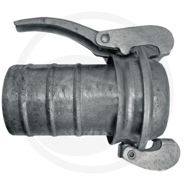 M-deel met slangtule Ø 89mm / 3" 1/2" - systeem bauer