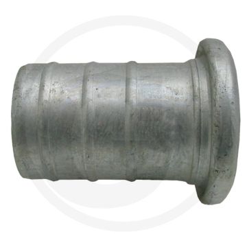 V-deel met slangtule - Ø 89mm / 3" - bauer systeem - stahl / feuerverzinkt