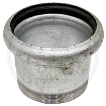 Beker 4” met buitendraad 4” - passend voor systeem bauer - Ø: 108 mm / 4"