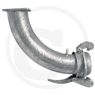 Bocht 90° Ø 133mm / 5" bauer systeem