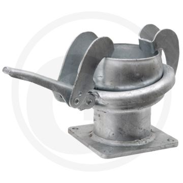 M-deel met flens Ø108mm l305mm bauer systeem