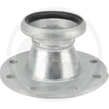 M-deel met flens 89 / 3" x dn 80 - passend voor: systeem bauer