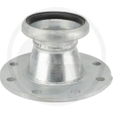 M-deel met flens 108 / 4" x dn 150 - passend voor: systeem bauer