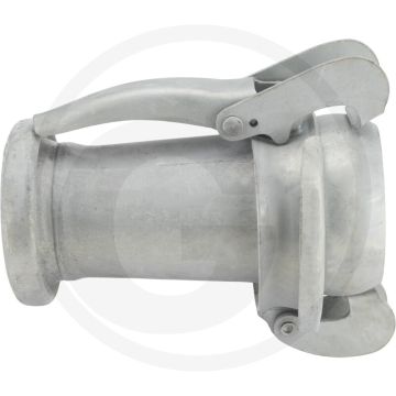 Verloopstuk 76mm / 2 1/2" x 50mm / 2" voor systeem bauer