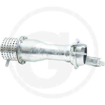 Zuigkorven met m-deel en voetklep - Ø 108mm / 4" - systeem bauer