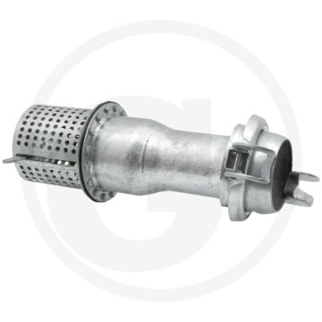 Zuigkorven met m-deel en voetklep - Ø 133mm - systeem bauer