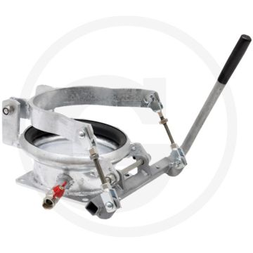 Snelkoppeling 6” met m-deel 6” verzinkt aansluiting met m-deel - ruimtebesparend, korte uitvoering - rvs bouten - draadstang van rvs - Ø 159mm - lengte 95mm