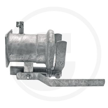 Raccord rapide 6" avec bride 6" avec évent - design : m-part, zingué - Ø 159 / 6", longueur 245mm