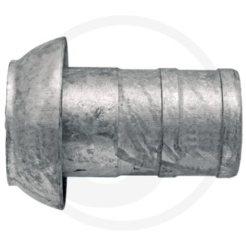 V-deel met zware, gedraaide slangtule, verzinkt - Ø108mm/4"