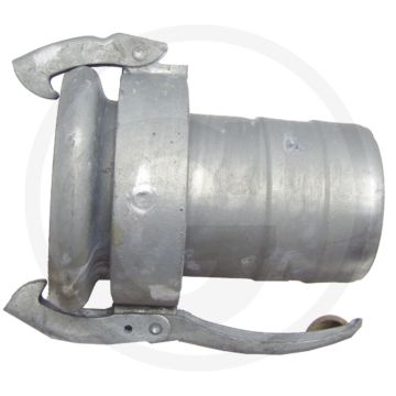 Perrot m-part 6" avec passe-fil 5" - acier / zingué à chaud - Ø 159mm / 6"