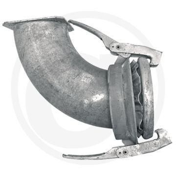 Bocht 90° (twee hendels) - Ø: 216mm / 8"