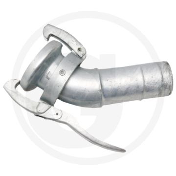 Bocht 45° Ø 108 mm, systeem perrot compatibel