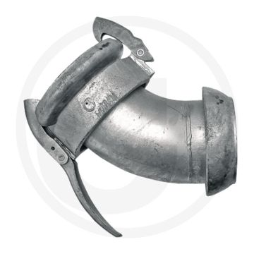 Bocht 45° Ø 89 mm / 3" - passend voor systeem perrot