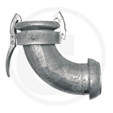 Bocht 90° Ø 70 mm / 2 1/2" - systeem perrot