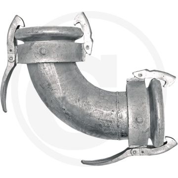Bochtstuk 90°, m-deel + m-deel, Ø 159 mm / 6"