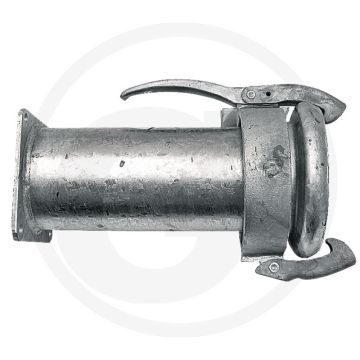 Profilé en M avec bride 133mm Ø, 150x150mm espacement des trous, 360mm longueur, adapté au système perrot