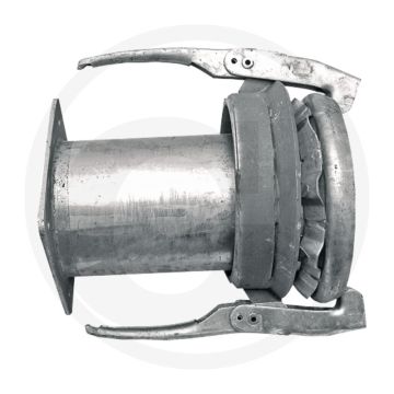 M-deel 8” met flens 8” - Ø216mm, gatafstand 180x180, lengte 360mm