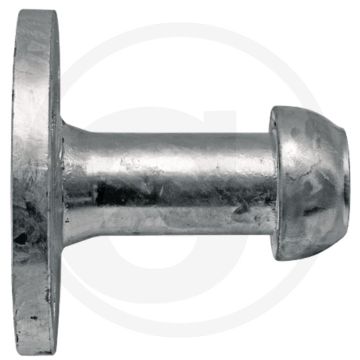 Section en V Ø 89mm / 3" - espacement des trous 160mm - 8 trous - longueur 155mm - système perrot
