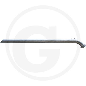 Zuigbuis 45° met v-deel 6” - buiten-Ø 159mm, lengte 3000mm