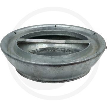 V-deel eindstop 8” gegalvaniseerd - Ø 216 mm / 8"