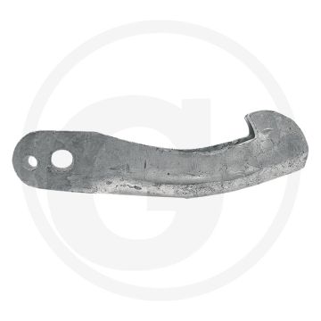 Stalen haak lang Ø 89mm - 3" - 135,5mm - 20mm - 57mm - 8,5mm - 7mm - 20mm - perrot systeem