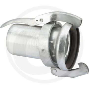M-teil mit rohrstutzen 133 / 5" - passend voor system perrot, Ø: 133 mm