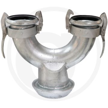 Y-stuk 1x v-deel 8"/216 mm, 2x m-deel 6"/159 mm - passend voor systeem perrot