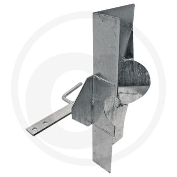 Bac de distribution avec protection contre les éclaboussures, largeur : 600 mm