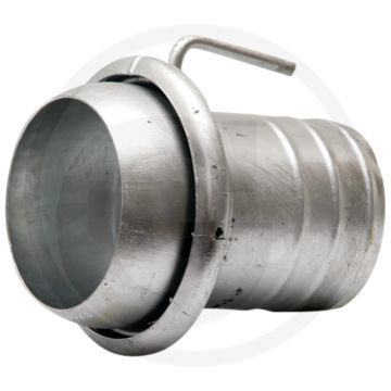 V-koppeling mit griff Ø 200mm / 8" stahl feuerverzinkt