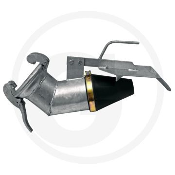 Exakt-mengmestverdeler Ø 150 mm, rubberen mondstuk, 12 m werkbreedte