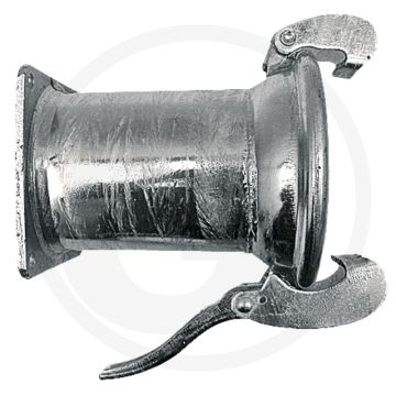 M-deel met flens Ø 125mm / 5" passend voor siegperle (bazzoli)