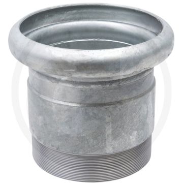 Bauer beker s75 met buitendraad hk 133 - Ø 133mm/5", a 139,7mm/5", lengte 180mm