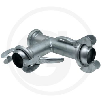 Bauer bauer t-stuk 76 mm / 2 1/2" - Ø: 76mm / 2 1/2", a: 357mm, b: 224mm, passend voor: systeem bauer