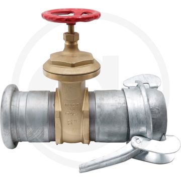 Messing schuif s63, hk 133, verzinkt - Ø: 133mm, l: 455mm, b: 312mm