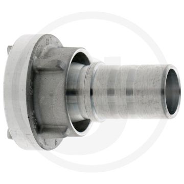 Accouplement avec raccord de tuyau avec collier nw : 25d - acier inoxydable