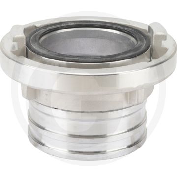 Schlauchkupplung für klemmringe 125 - nw: 110a, 133mm nokafstand, 125mm d, 110mm l
