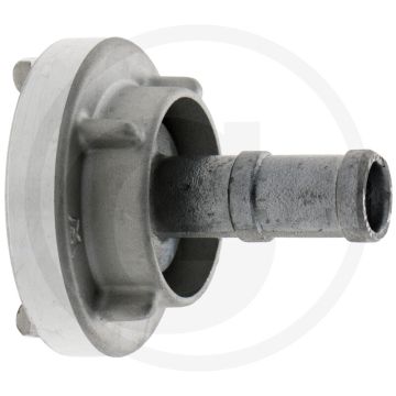 Slangkoppeling met slangtule nw: 32 - gesmeed aluminium - storz - 2 nokken