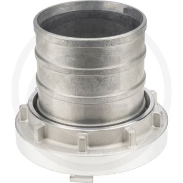 Slangkoppeling met slangtule nw: 150 - gesmeed aluminium - 3 nokken