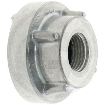 Vaste koppeling met binnendraad nw: 25d - gesmeed aluminium, 2 nokken