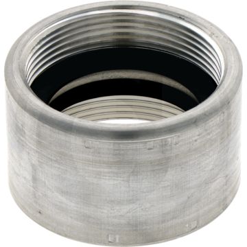 Sok 2" x 2" gesmeed aluminium voor systeem storz