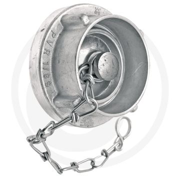 Blindkoppeling nw: 25d gegoten aluminium, storz, 2 nokken