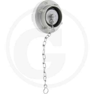 Blindkoppeling nw: 110a, 2 nokken, gesmeed aluminium